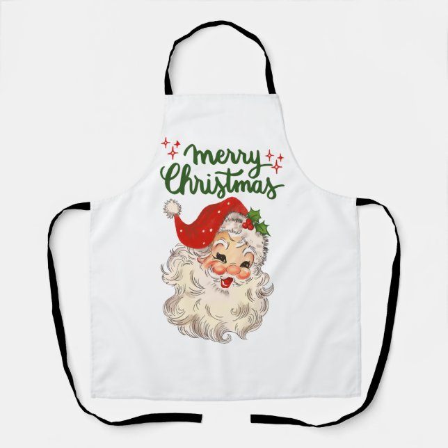 Vintager Weihnachtsfeiertag Schürze (Vorderseite)