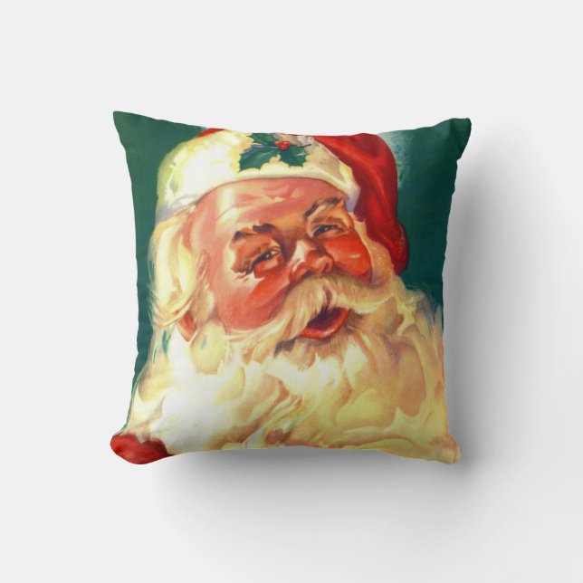 Vintager Weihnachtskissen Kissen (Vorderseite)