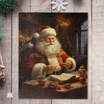 Vintager Weihnachtsmann<br><div class="desc">Feiern Sie mit diesem Vintagen Santa Claus Jigsaw Puzzle den Zauber der Weihnachtszeit, einem zeitlosen Weihnachtsnostalgie, das Ihre Zuhause mit festlichem Beifall füllen wird. Machen Sie sich bereit, das Wunder und die Freude der Weihnachtsfeiern zu erleben, während Sie dieses festliche Puzzle zusammenstellen. Bestellen Sie noch heute und machen Sie Ihre...</div>