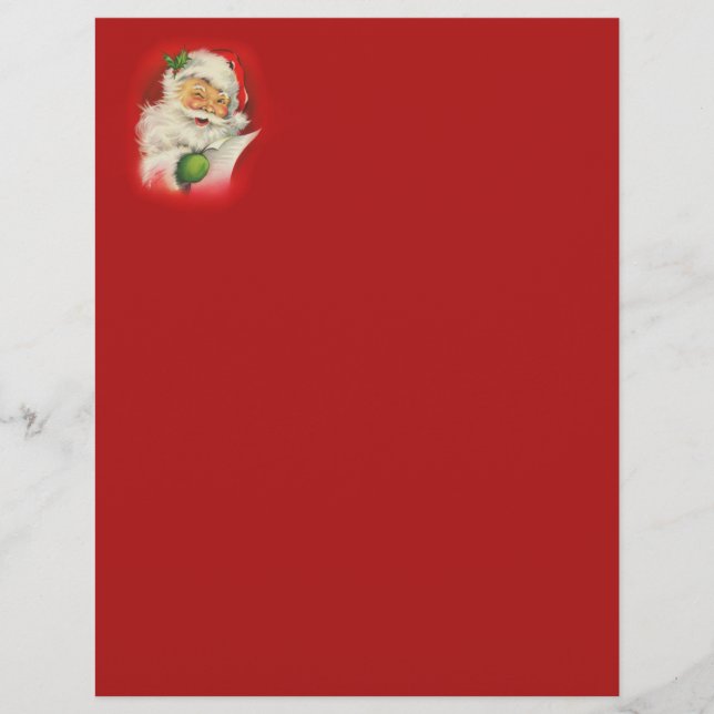 Vintager Weihnachtsmann (Vorderseite)