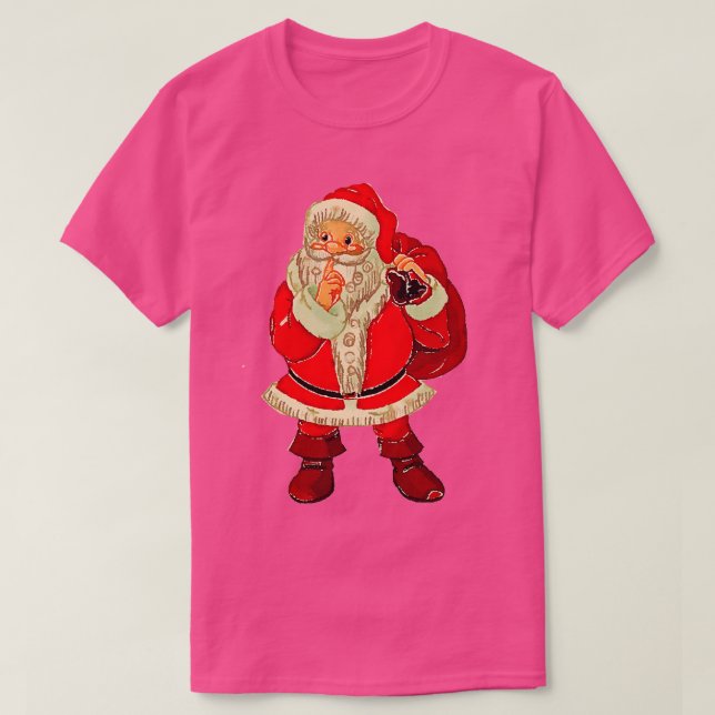 Vintager Weihnachtsmann 10 T-Shirt (Design vorne)