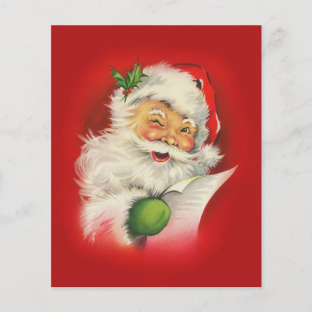 Vintager Weihnachtsmann Flyer (Vorne)