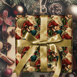 Vintager Weihnachtsmann Frohe Weihnachtswrapping P Geschenkpapier<br><div class="desc">Geben Sie Ihren Gaben die persönliche Touch mit charmanten Vintagen Weihnachtsmann fröhlichen Weihnachtsverpackung Papier. Bereiten Sie sich mit einem Vintagen Weihnachtswrapping Paper auf Ihren Urlaub vor! Mit einem klassischen Santa Claus-Design, das Liebhabern und Freunden Urlaubsfreude bereiten wird. Personalisieren Sie Ihre Daten mit Familiennamen oder einer speziellen Nachricht. Durchsuchen Sie meine...</div>