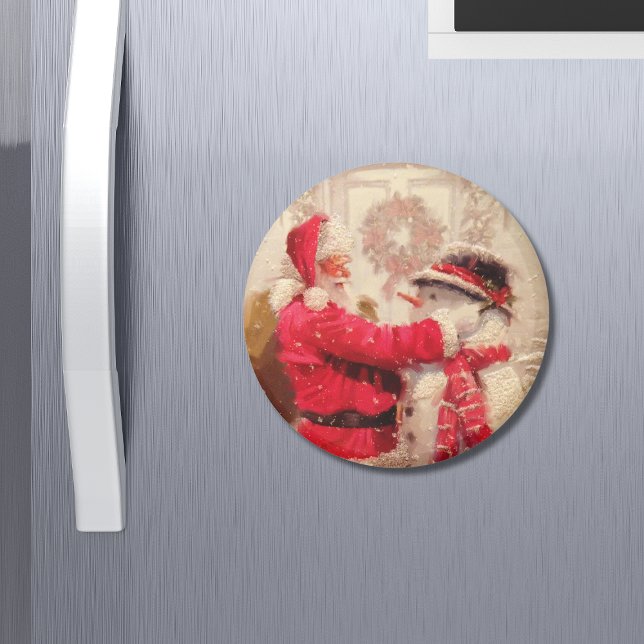 Vintager Weihnachtsmann Magnet (Von Creator hochgeladen)