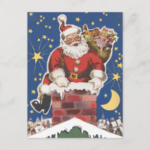 Vintager Weihnachtsmann, Nacht vor Weihnachten