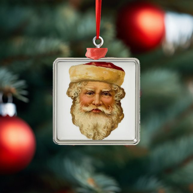 Vintager Weihnachtsmann Ornament Aus Metall (Von Creator hochgeladen)