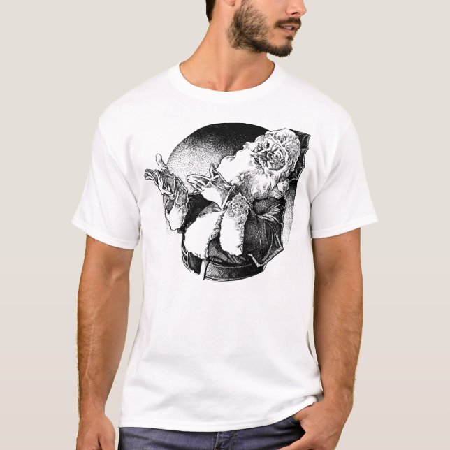 Vintager Weihnachtsmann T-Shirt (Vorderseite)