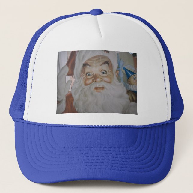 Vintager Weihnachtsmann Truckerkappe (Vorderseite)