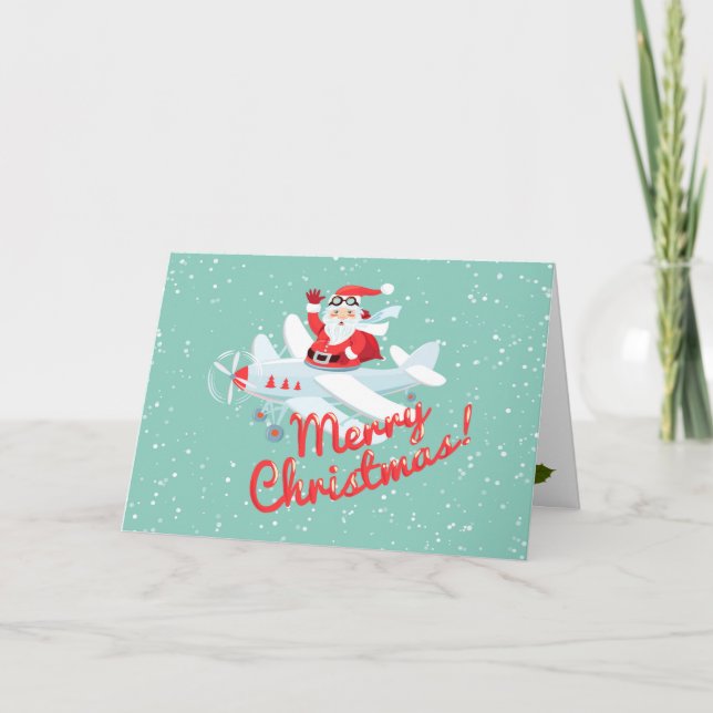 Vintager Weihnachtsstil - Pilotin Weihnachten (Vorderseite)