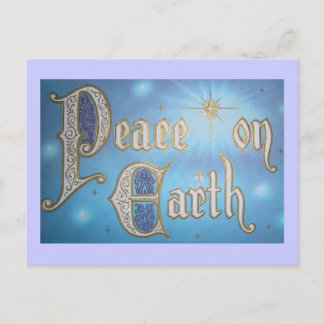 Vintager Weltfrieden Postkarte