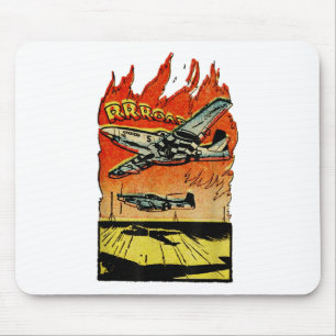 Vintager Weltkrieg 2 Mustang Fighter - P-51 Mustan Mousepad