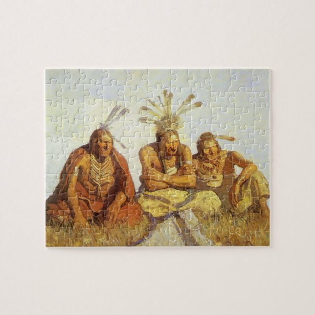 Vintager Westen, Wächter Krieg oder Frieden durch  (Horizontal)