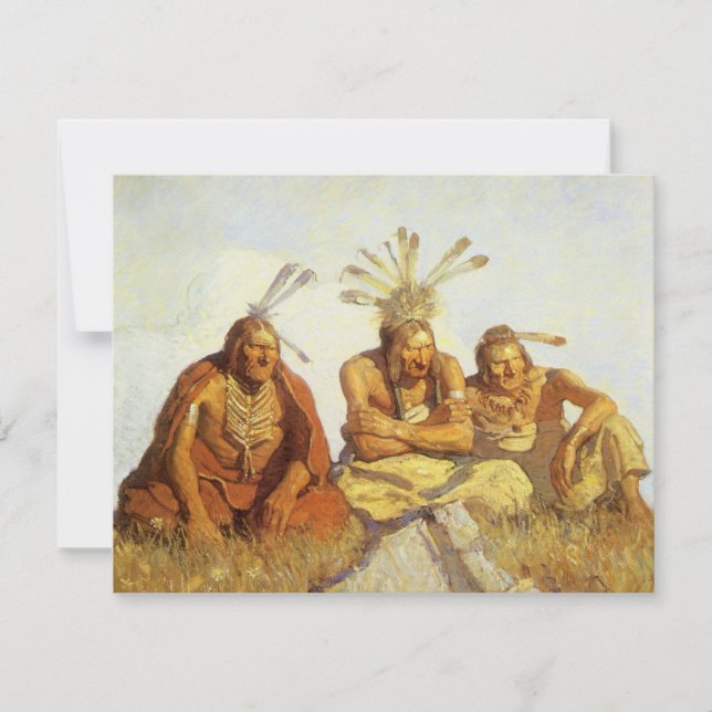 Vintager Westen, Wächter Krieg oder Frieden durch  (Vorderseite)