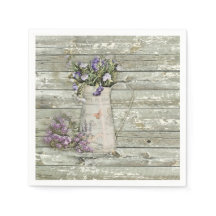 Vintager Western Blumenholz rustikales Party