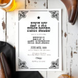 Vintager Western Cowboy Rodeo 50. Geburtstagsparty Einladung<br><div class="desc">Lassen Sie sich mit diesem Vintagen Western Cowboy Rodeo 50. Geburtstagsfeier verzaubern. Mit rustikalen Designs und mutiger Typografie Set diese Einladung den perfekten Ton für einen Country Meilenstein Geburtstag. Personalisieren Sie die Details, um eine einzigartige Einladung zu schaffen, die Ihre Gäste dazu bringt, ihre Stiefel zu kassieren. Ideal für einen...</div>