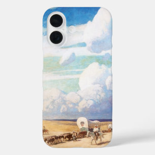 Vintager Western Cowboys, Deckwagen von Wyeth title_seo2