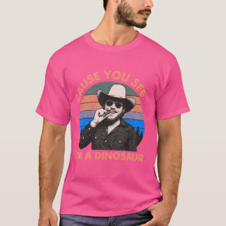 Vintager Western Funny Graphic T-Shirt