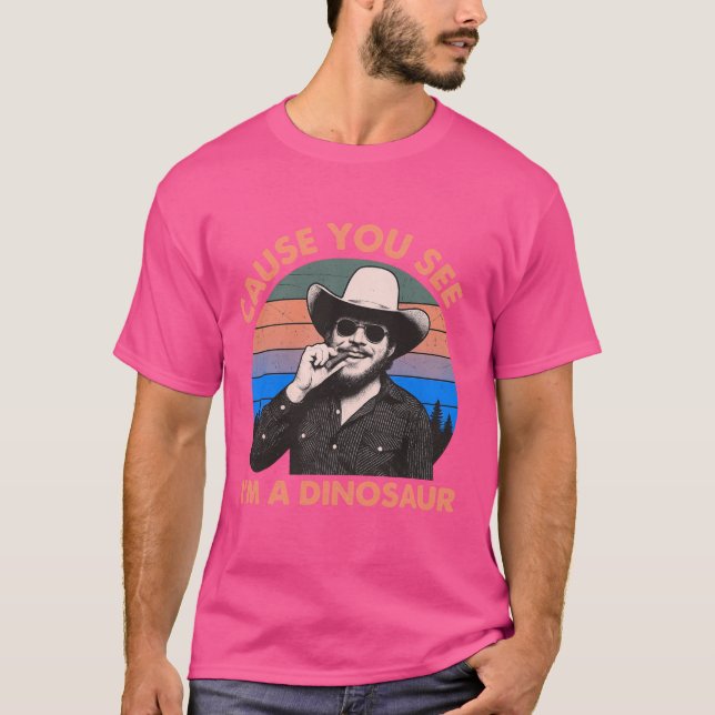 Vintager Western Funny Graphic T-Shirt (Vorderseite)