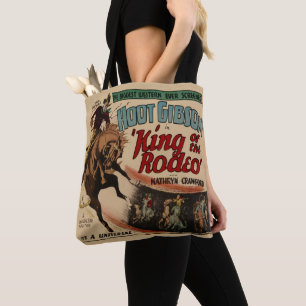 Vintager Western-König des Rodeobronc-Reiters Tasche