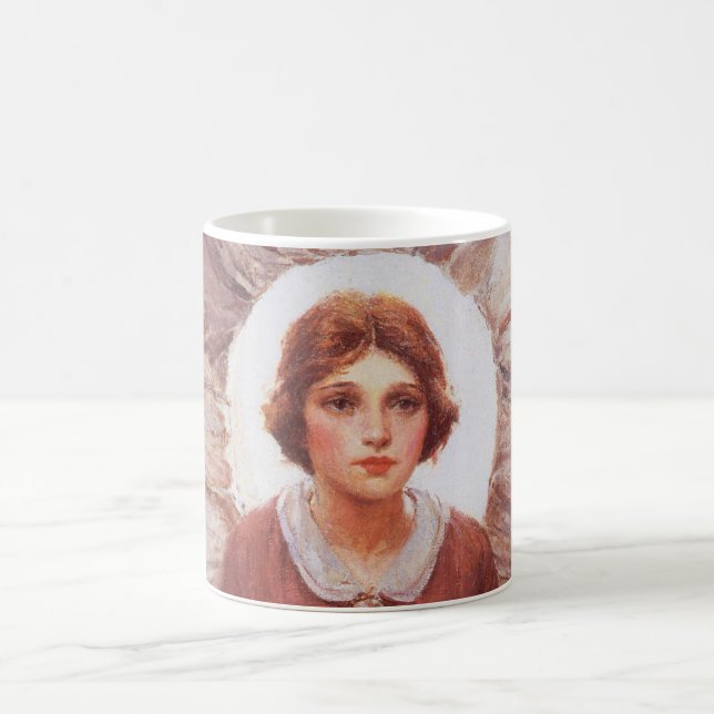 Vintager Western, Madonna der Prärie von Koerner Kaffeetasse (Mittel)
