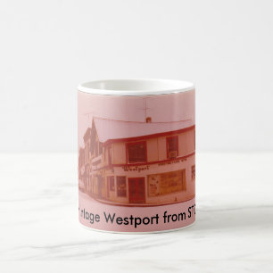 Vintager Westport Gepäck-Umbau - Eisenbahn-Platz Kaffeetasse