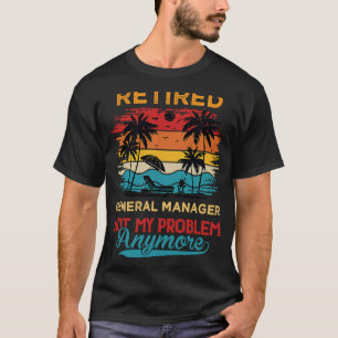 Vintager, wieder aufgelöster General Manager nicht T-Shirt