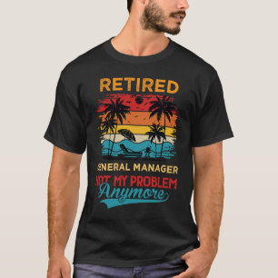 Vintager, wieder aufgelöster General Manager nicht T-Shirt