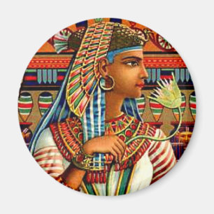 Vintager Wiederbelebungs-Kunst-Entwurf Kleopatra Magnet