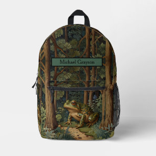 Vintager Wildfroswald Bedruckter Rucksack