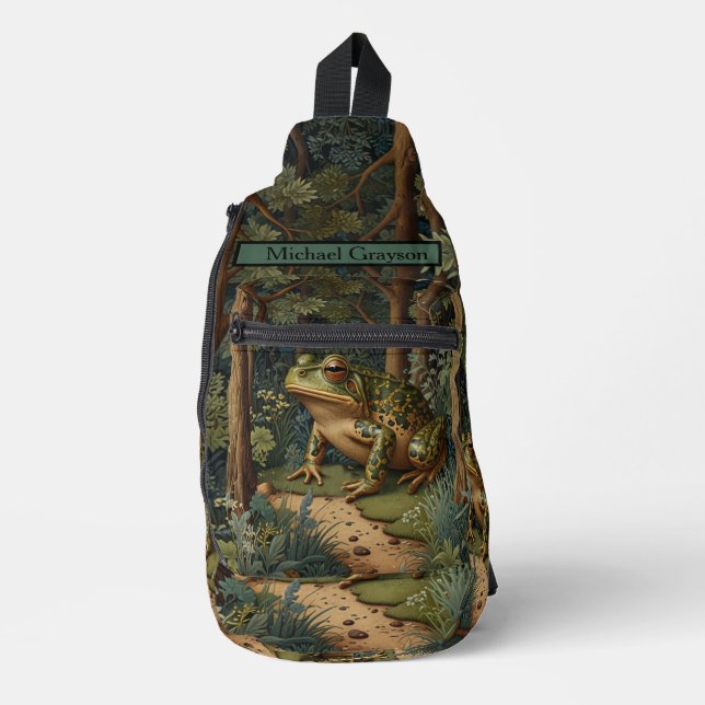 Vintager Wildfroswald Crossbody Bag (Vorderseite)