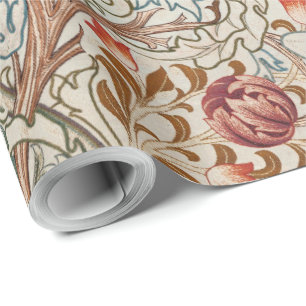 Vintager William Morris Acanthus Portière Geschenkpapier