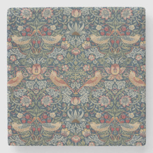 Vintager William Morris Strawberry-Dieb Steinuntersetzer