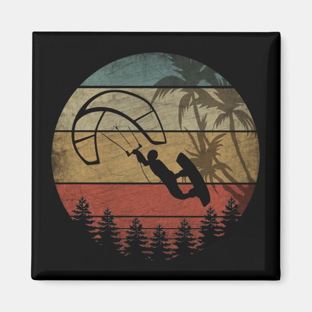 VINTAGER WINDSURFER MAGNET (Vorne)