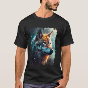 Vintager Wolf Lover Wildlife Fotograf Tier an T-Shirt
