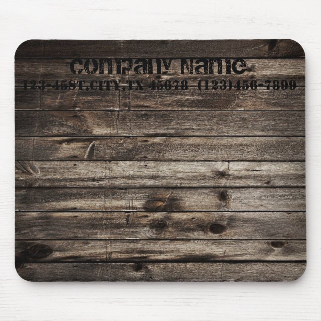 Vintager Woodgrainheimwerkerbau Mousepad (Vorne)