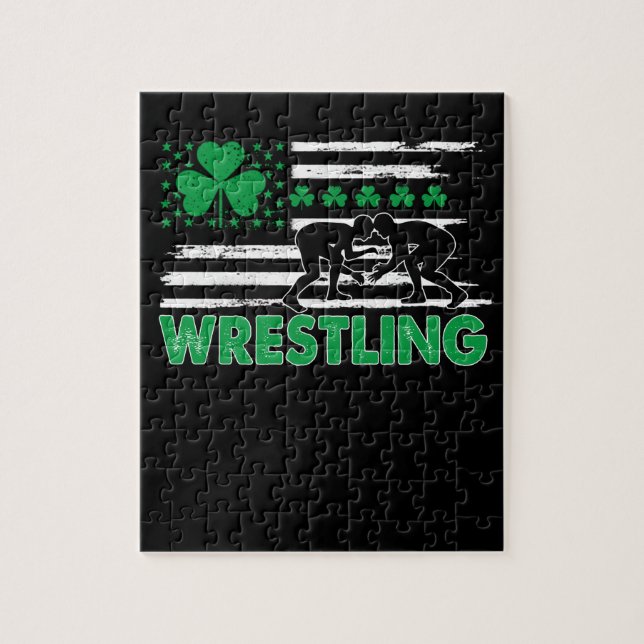 Vintager Wrestling Sportmartial Art Green Gift (Vertikal)