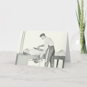 Vintager X-Ray Man Karte