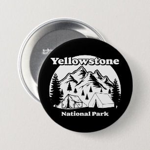 Vintager Yellowstone-Nationalpark Button
