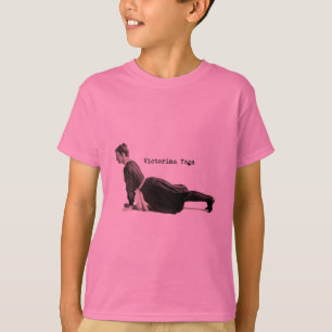 Vintager Yoga-Hund T-Shirt