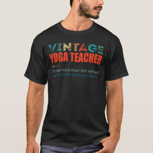 Vintager Yogalehrer T-Shirt