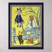 Vintager Zauberer Oz, Dorothy Toto trifft Scarecro