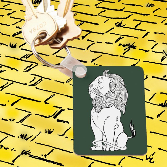 Vintager Zauberer Oz, tapfere feige Löwe Schlüsselanhänger (Von Creator hochgeladen)