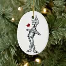 Vintager Zauberer Oz, Tinman Happy Smile hat Herz