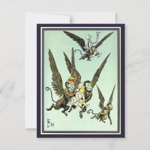 Vintager Zauberer von Oz, fliegende Affen mit Doro