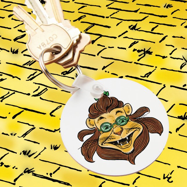 Vintager Zauberer von Oz, Löwe mit grüner Brille Schlüsselanhänger (Von Creator hochgeladen)
