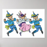 Vintager Zauberer von Oz, Niedliche TanzMunchkins!