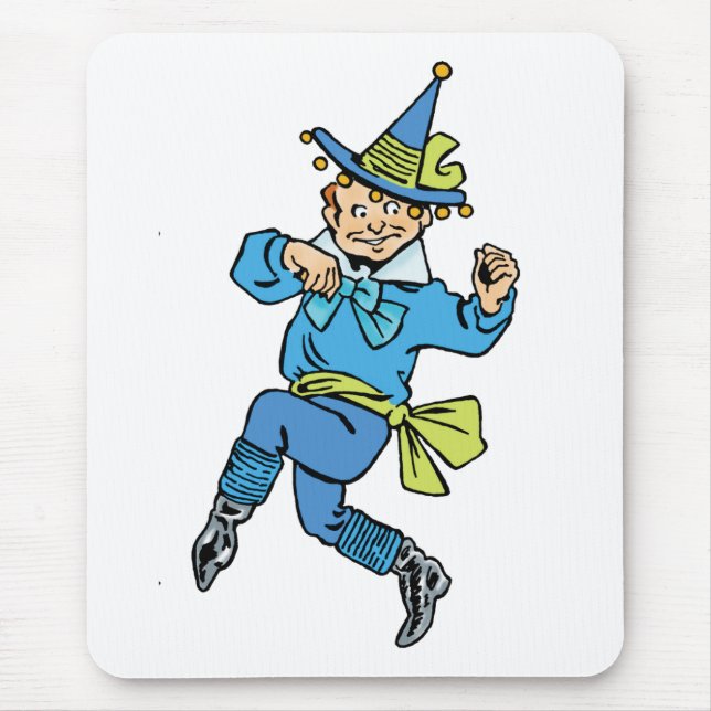 Vintager Zauberer von Oz, Niedlicher Tanzjunge Mun Mousepad (Vorne)