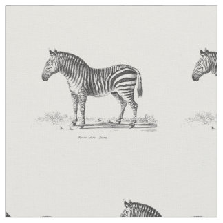 Vintager Zebra Stoff
