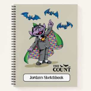 Vintager Zeichn von Count Notizbuch