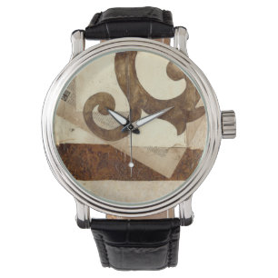 Vintager Zeitungs-Ausschnitt Armbanduhr